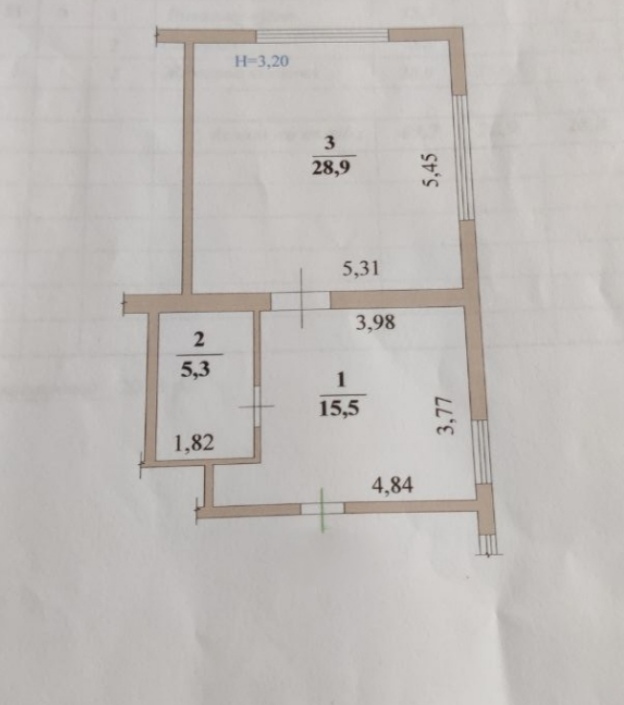 Купить Квартира 1 к. Глибочиця  