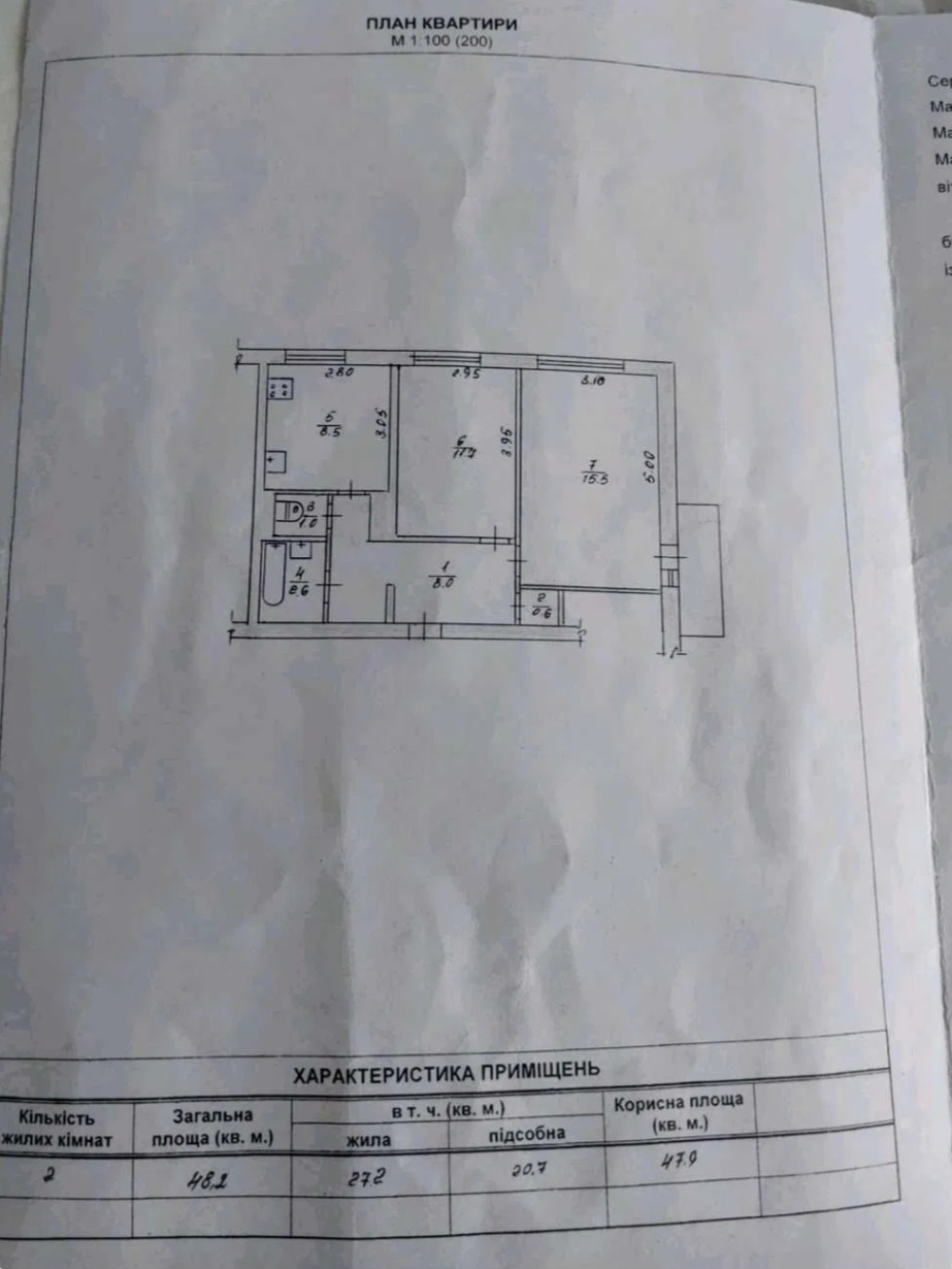 Купить Квартира 2 к. Б.Тена 