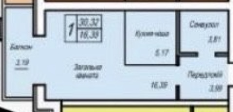 Купить Квартира 1 к. Євгенія Рихліка Домашній 2