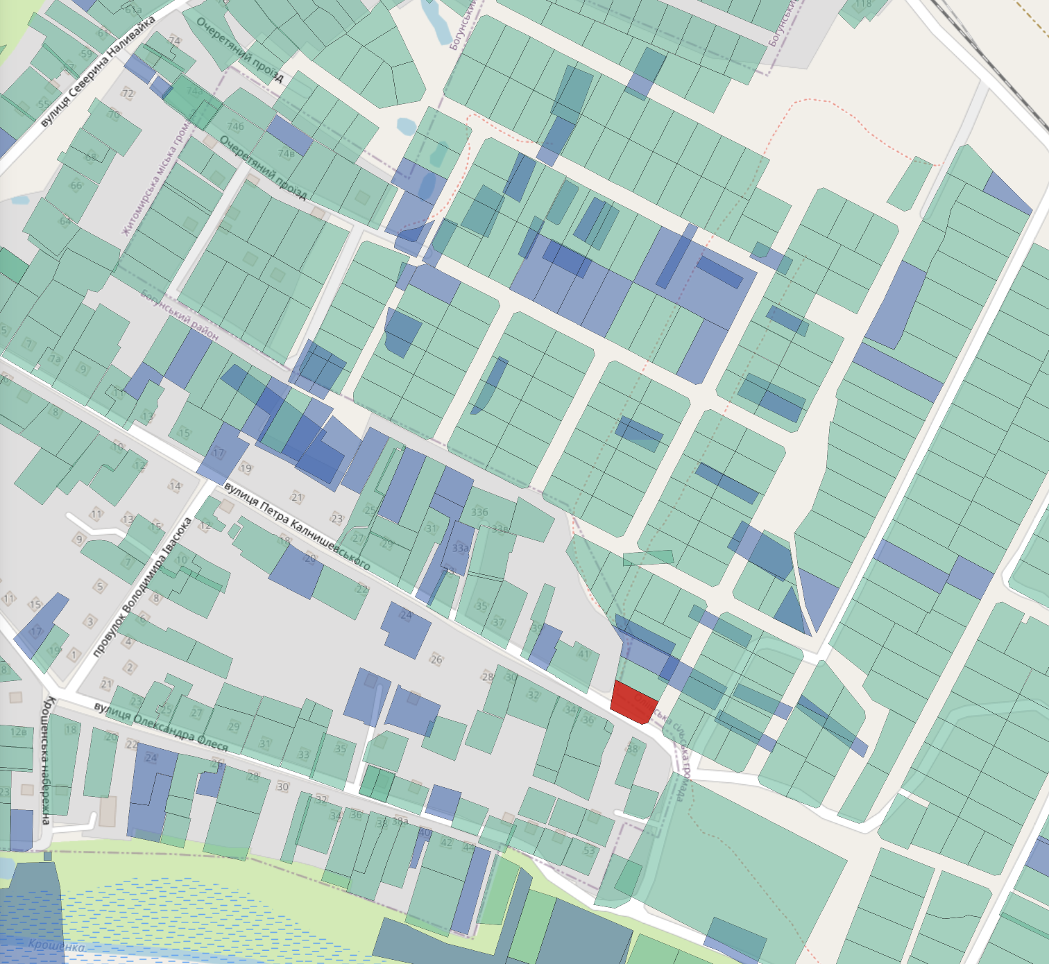 Купить Ділянка 7.3 сот. П.Калнишевського